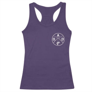 Fishing Dad Racerback Tank Top Fisherman Fish Lover Father's Day Gift TS11 Purple Print Your Wear