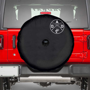 Fishing Dad Spare Tire Cover Fisherman Fish Lover Father's Day Gift TS11 Black Print Your Wear