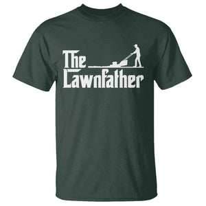The Lawnfather T Shirt Lawn Mowing Dad Gardening Fathers Day