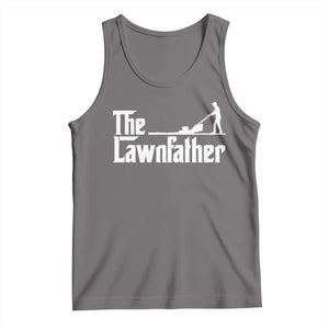 The Lawnfather Tank Top Lawn Mowing Dad Gardening Fathers Day