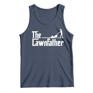 The Lawnfather Tank Top Lawn Mowing Dad Gardening Fathers Day