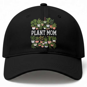 Plant Mom Baseball Cap Funny Plant Lady Mama Floral Garden TS11 Print Your Wear