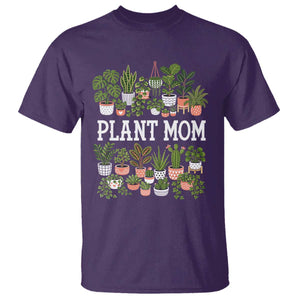 Plant Mom T Shirt Funny Plant Lady Mama Floral Garden TS11 Purple Print Your Wear