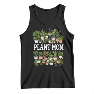 Plant Mom Tank Top Funny Plant Lady Mama Floral Garden TS11 Black Print Your Wear