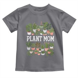 Plant Mom Toddler T Shirt Funny Plant Lady Mama Floral Garden TS11 Charcoal Print Your Wear