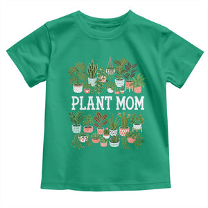 Plant Mom Toddler T Shirt Funny Plant Lady Mama Floral Garden TS11 Irish Green Print Your Wear