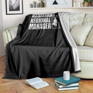Assistant To The Regional Manager Throw Blanket Funny Dad Baby Matching TS11 Print Your Wear