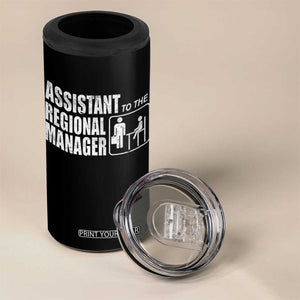 Assistant To The Regional Manager 4 in 1 Can Cooler Tumbler Funny Dad Baby Matching TS11 Print Your Wear