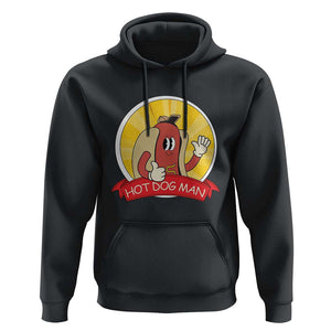 Hot Dog Man Hoodie Vintage Comic Retro TS11 Black Print Your Wear