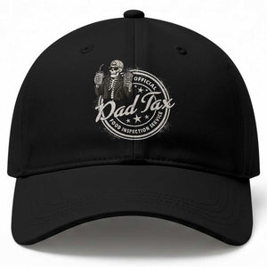 Funny Official Dad Tax Food Inspection Service Baseball Cap Skeleton Fathers Day TS11 Print Your Wear