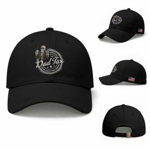 Funny Official Dad Tax Food Inspection Service Baseball Cap Skeleton Fathers Day TS11 Baseball Cap Universal Fit Black Print Your Wear