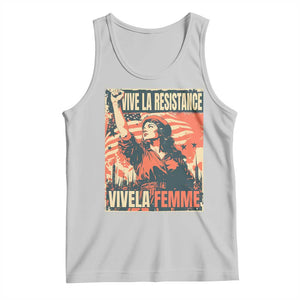 Vive La Resistance Vivela Femme Tank Top Feminist Women's Right Political Sattire TS11 Ash Print Your Wear