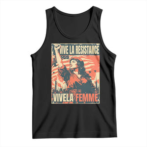 Vive La Resistance Vivela Femme Tank Top Feminist Women's Right Political Sattire TS11 Black Print Your Wear