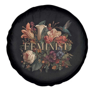 Pro Feminist Women's Rights Vintage Retro Flower Spare Tire Cover TS11 Print Your Wear