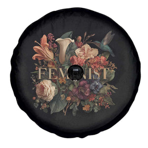 Pro Feminist Women's Rights Vintage Retro Flower Spare Tire Cover TS11 Print Your Wear