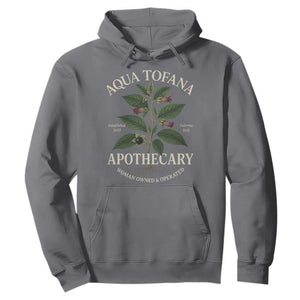 Aqua Tofana Apothecary Hoodie Feminist Woman Owned And Operated TS11 Charcoal Print Your Wear