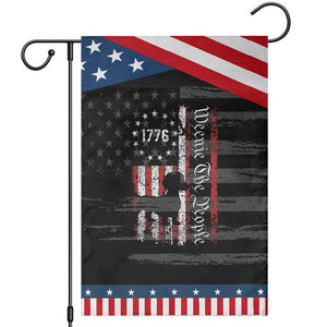 Funny 4th Of July Dachshund Lover Garden Flag Weenie The People American Flag TS11 Distressed Black Blue Print Your Wear