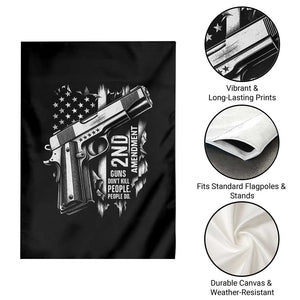 Guns Dont Kill People Do Garden Flag 2nd Amendment American Flag TS11 Print Your Wear