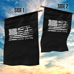 Funny Pro Gun Celebrate Diversity Garden Flag 2nd Amendment Vintage American Flag TS11 Print Your Wear