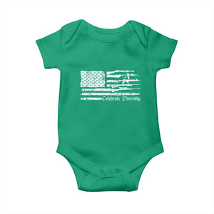 Funny Pro Gun Celebrate Diversity Baby Onesie 2nd Amendment Vintage American Flag TS11 Irish Green Print Your Wear