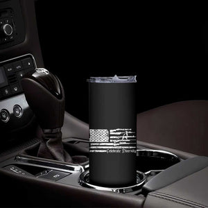 Funny Pro Gun Celebrate Diversity Skinny Tumbler 2nd Amendment Vintage American Flag TS11 Print Your Wear