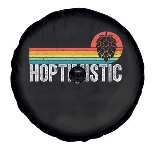Funny Hops Craft Beer Lover Spare Tire Cover Hoptimistic Retro Vintage Home Brewing TS11 Print Your Wear
