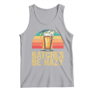 Funny Batches Be Hazy Tank Top Craft Beer For Home Brewing TS11 Athletic Heather Print Your Wear