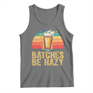 Funny Batches Be Hazy Tank Top Craft Beer For Home Brewing TS11 Black Heather Print Your Wear