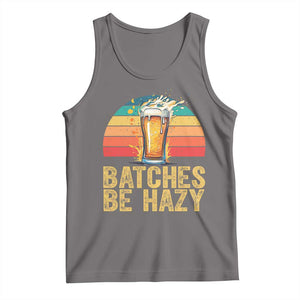 Funny Batches Be Hazy Tank Top Craft Beer For Home Brewing TS11 Deep Heather Print Your Wear