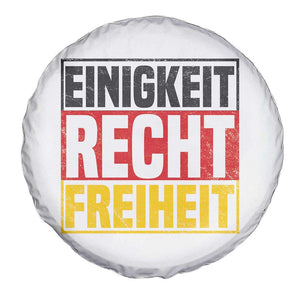 Proud Germany Spare Tire Cover Einigkeit Recht Freiheit German Flag TS11 Print Your Wear