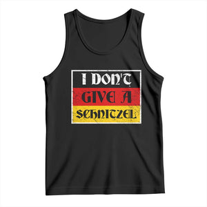 German Beer Drinking Tank Top I Don't Give A Schnitzel Oktoberfest TS11 Black Print Your Wear
