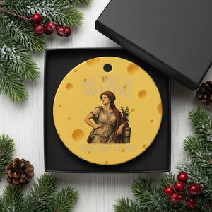 No One is Helping Martha 30 AD Funny Christian Ceramic Ornament