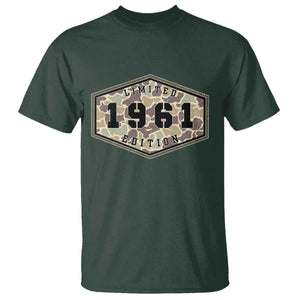 65th Birthday Hunting T Shirt 1961 Limited Edition Vintage Camouflage Gifts For Turning 65
