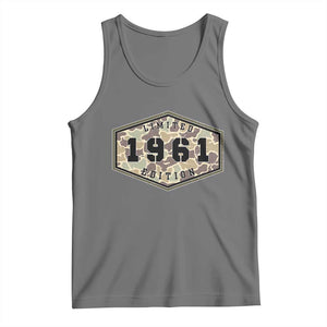 65th Birthday Hunting Tank Top 1961 Limited Edition Vintage Camouflage Gifts For Turning 65