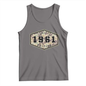 65th Birthday Hunting Tank Top 1961 Limited Edition Vintage Camouflage Gifts For Turning 65