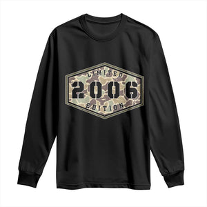 20th Birthday Hunting Long Sleeve Shirt 2006 Limited Edition Vintage Camouflage Gifts For Turning 20