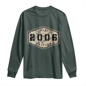 20th Birthday Hunting Long Sleeve Shirt 2006 Limited Edition Vintage Camouflage Gifts For Turning 20