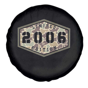 20th Birthday Hunting Spare Tire Cover 2006 Limited Edition Vintage Camouflage Gifts For Turning 20