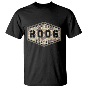 20th Birthday Hunting T Shirt 2006 Limited Edition Vintage Camouflage Gifts For Turning 20