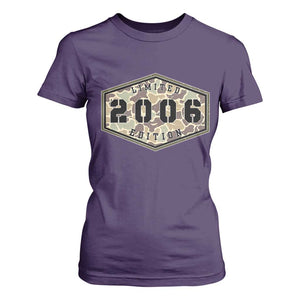 20th Birthday Hunting T Shirt For Women 2006 Limited Edition Vintage Camouflage Gifts For Turning 20