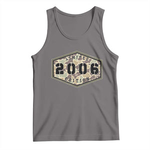 20th Birthday Hunting Tank Top 2006 Limited Edition Vintage Camouflage Gifts For Turning 20