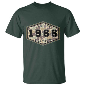 60th Birthday Hunting T Shirt 1966 Limited Edition Vintage Camouflage Gifts For Turning 60