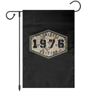 50th Birthday Hunting Garden Flag 1976 Limited Edition Vintage Camouflage Gifts For Turning 50