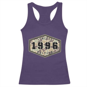 30th Birthday Hunting Racerback Tank Top 1996 Limited Edition Vintage Camouflage Gifts For Turning 30