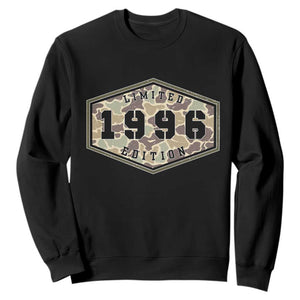 30th Birthday Hunting Sweatshirt 1996 Limited Edition Vintage Camouflage Gifts For Turning 30