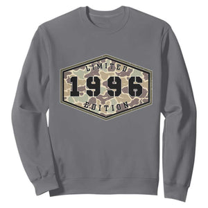 30th Birthday Hunting Sweatshirt 1996 Limited Edition Vintage Camouflage Gifts For Turning 30