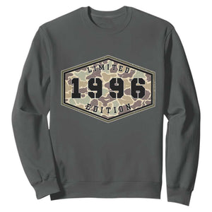 30th Birthday Hunting Sweatshirt 1996 Limited Edition Vintage Camouflage Gifts For Turning 30