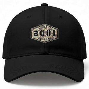 25th Birthday Hunting Baseball Cap 2001 Limited Edition Vintage Camouflage Gifts For Turning 25