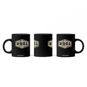 25th Birthday Hunting Coffee Mug 2001 Limited Edition Vintage Camouflage Gifts For Turning 25