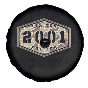 25th Birthday Hunting Spare Tire Cover 2001 Limited Edition Vintage Camouflage Gifts For Turning 25